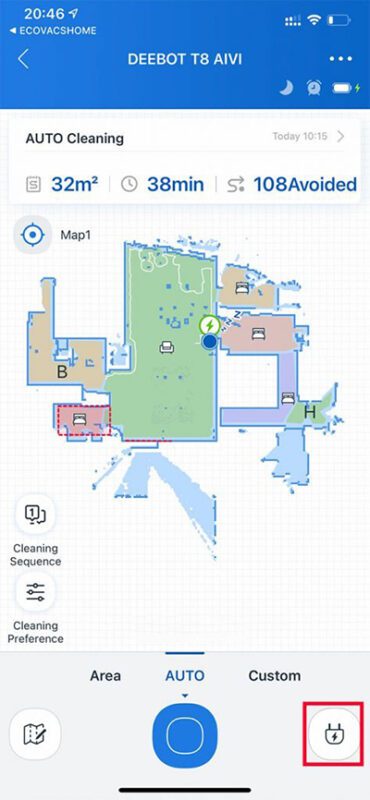 Hướng dẫn sử dụng App Ecovacs Home - Ecovacs T8
