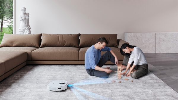 Camera AI trên robot hút bụi