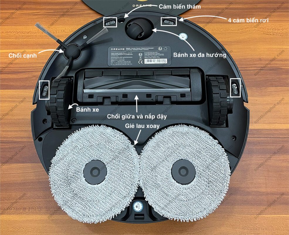 Các chức năng bên dưới robot L20 Ultra