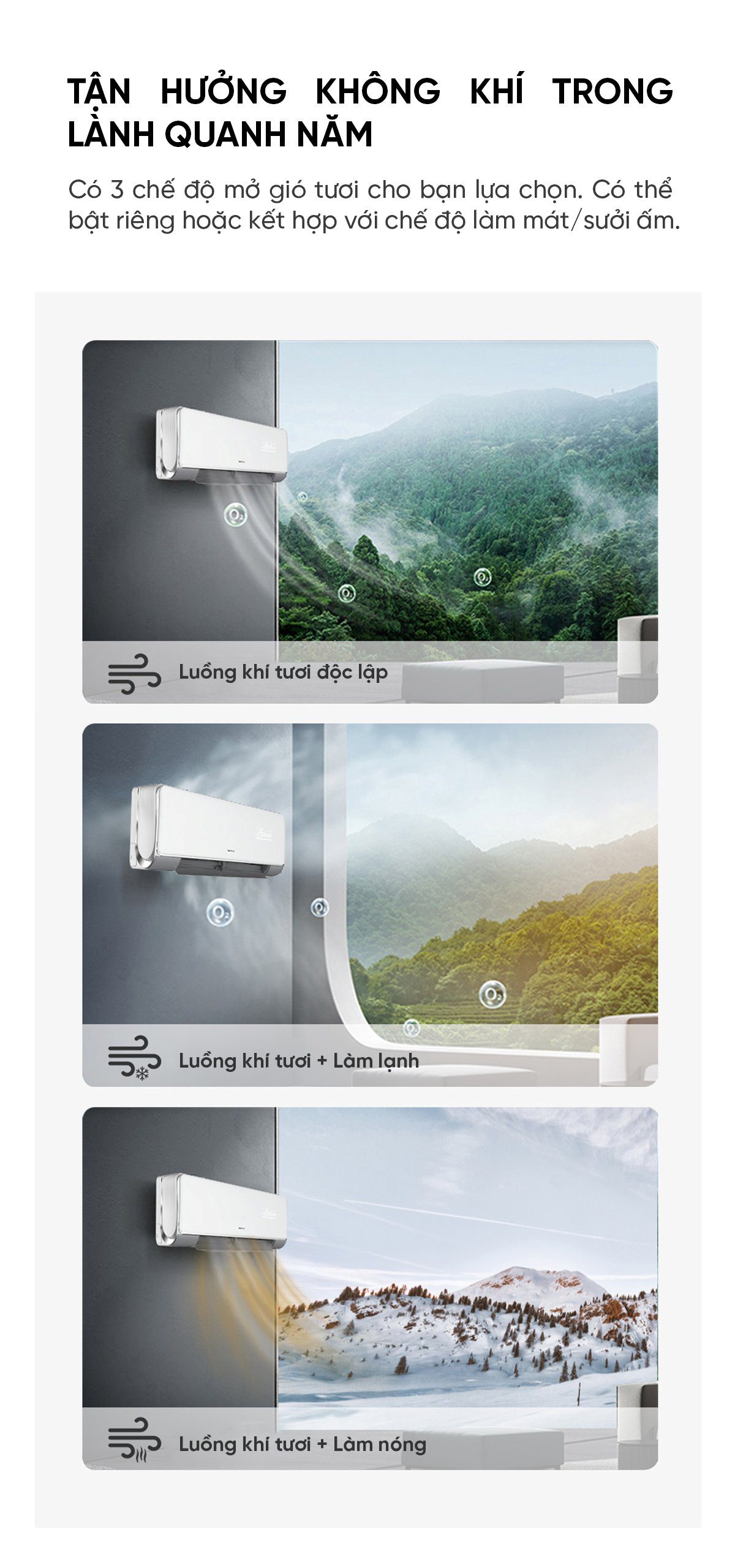 Điều hòa 2 chiều thông minh Xiaomi Vino KFRD-35GWV31XA-1F 1.5HP