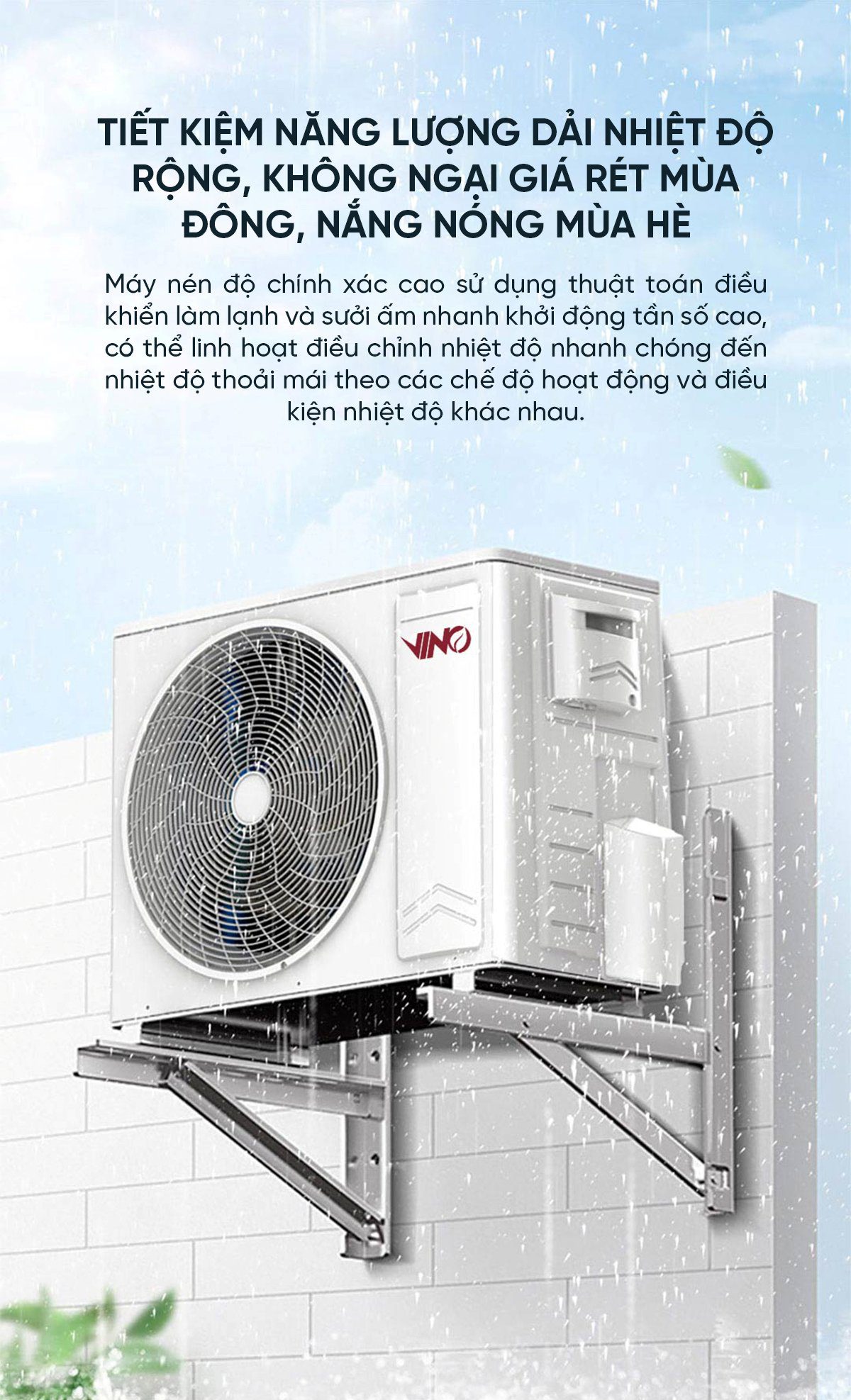 Điều hòa 2 chiều thông minh Xiaomi Vino 1.5HP tiết kiệm điện cấp 1 KFR-35GWV31AA1-1
