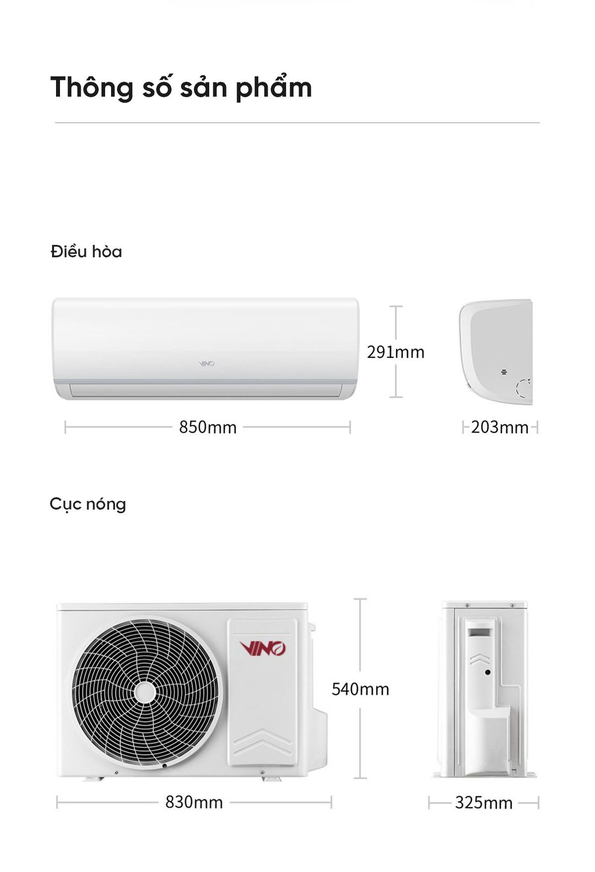Điều hòa 2 chiều thông minh Xiaomi Vino 1.5HP tiết kiệm điện cấp 3 KFR-35GW/V11AA2-3