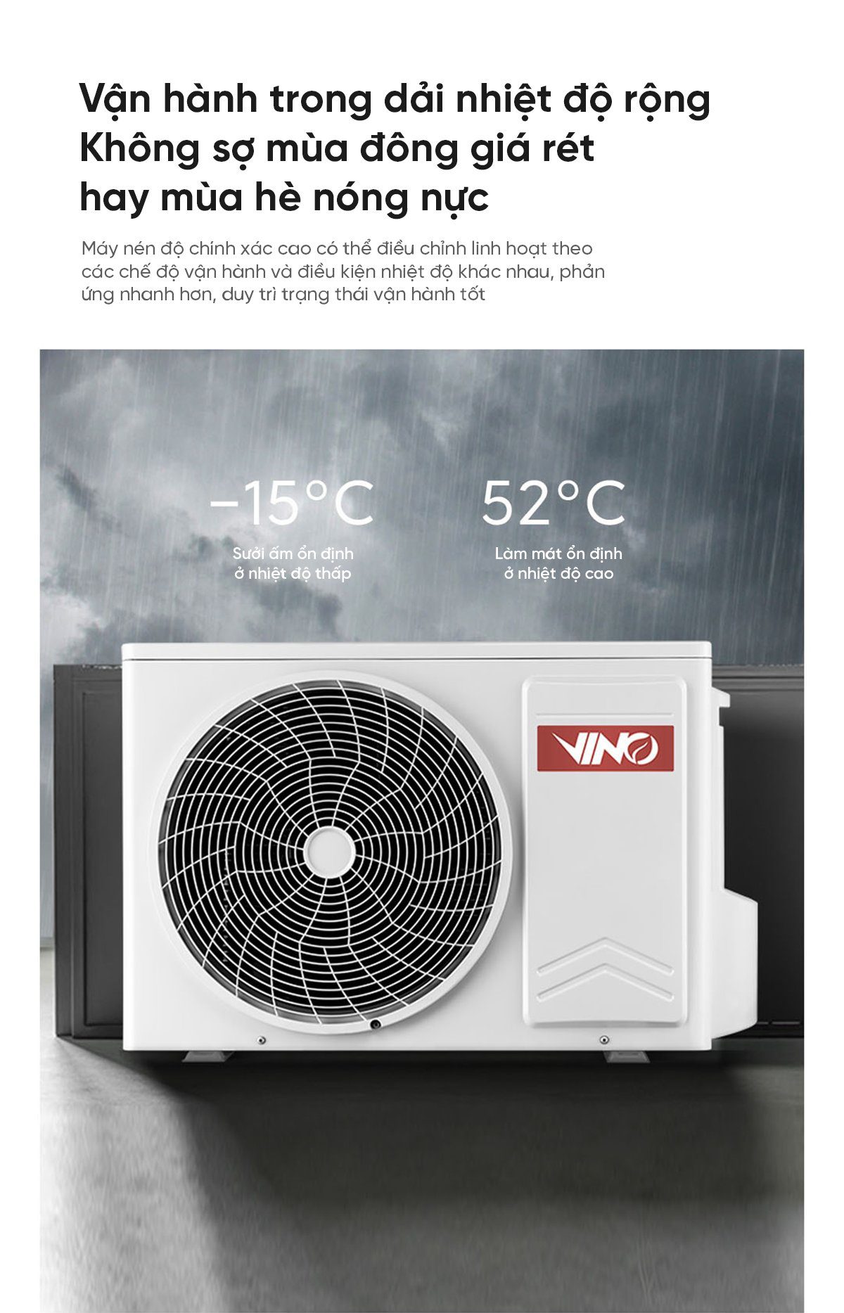 Điều hòa 2 chiều thông minh Xiaomi Vino 2HP tiết kiệm điện KFR-50GW/V31AA1-N2