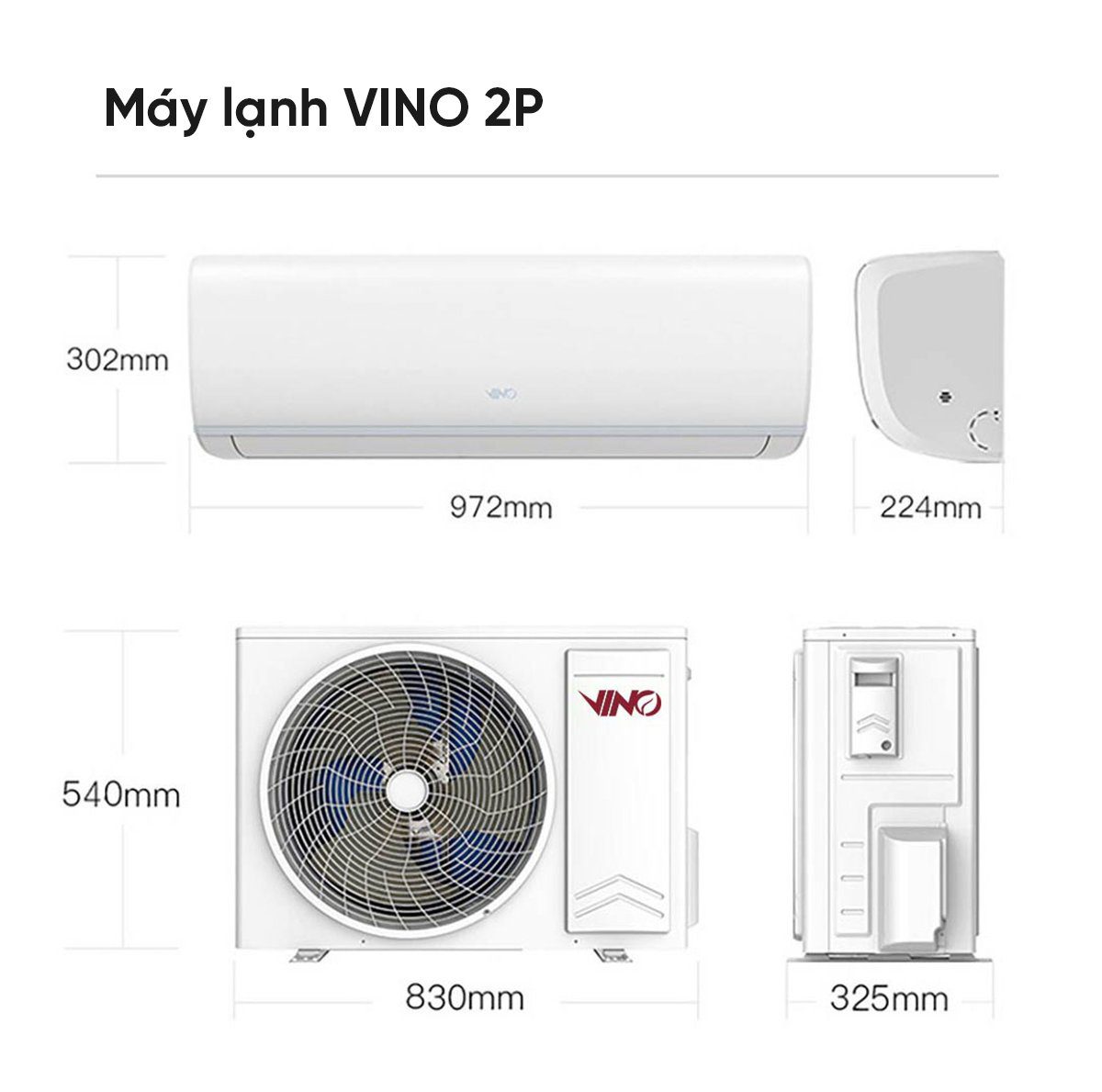 Điều hòa 2 chiều thông minh Xiaomi Vino 2HP tiết kiệm điện KFR-50GW/V31AA1-N2