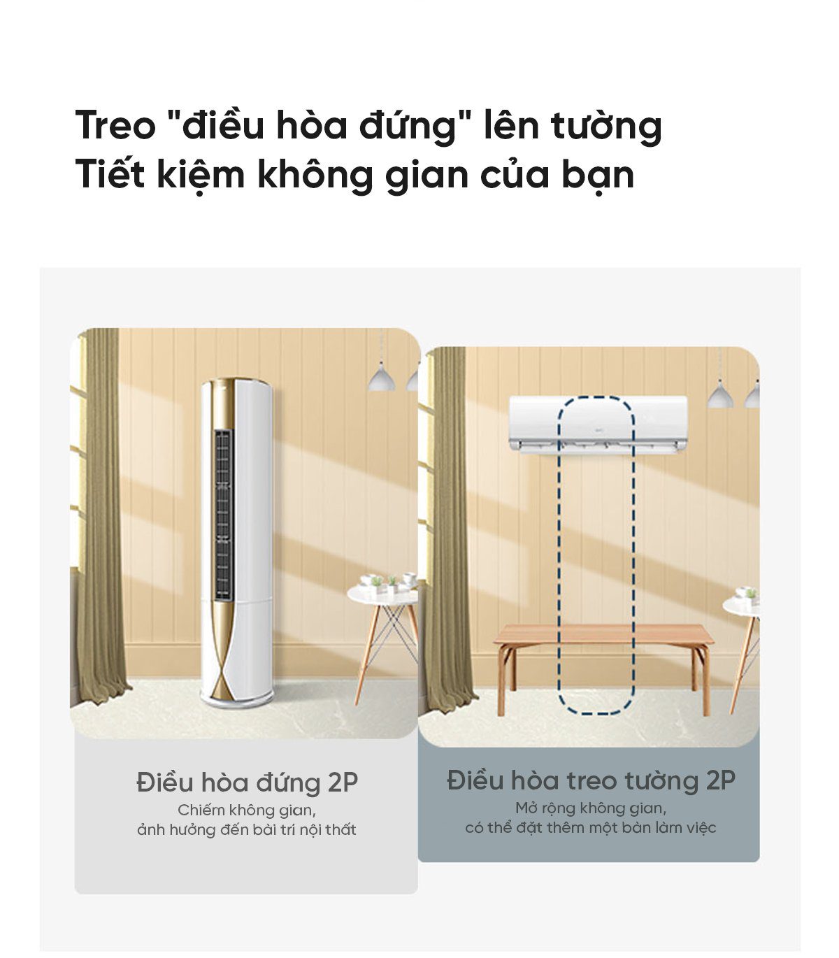 Điều hòa 2 chiều thông minh Xiaomi Vino 2HP tiết kiệm điện KFR-50GW/V31AA1-N2