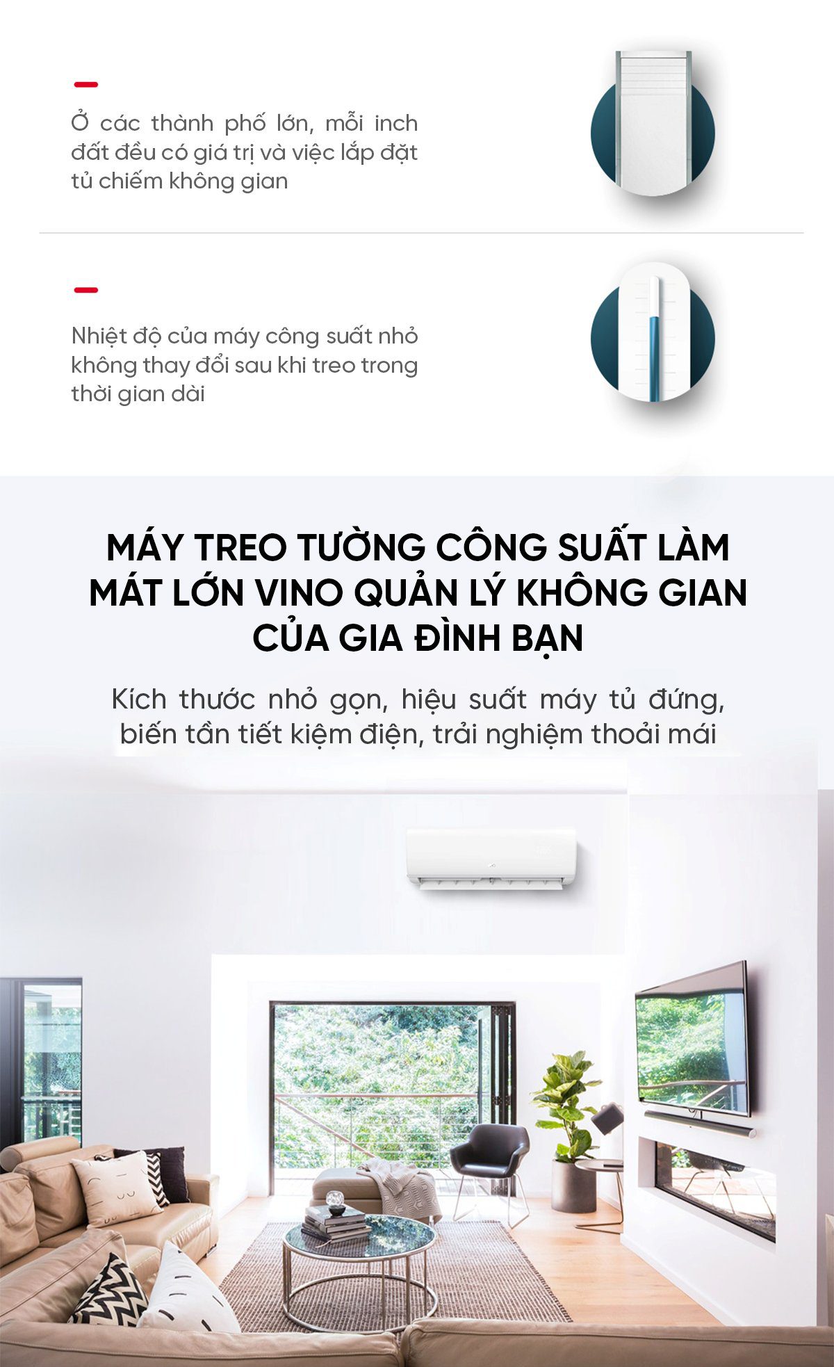 Điều hòa 2 chiều thông minh Xiaomi Vino 3HP tiết kiệm điện KFR-72GW/V31AA2-N2