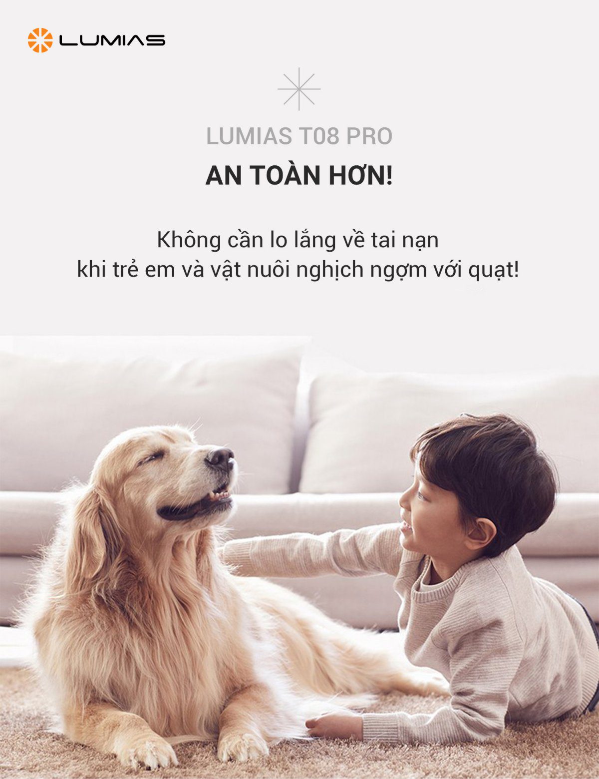 Quạt không cánh Lumias T08 Pro
