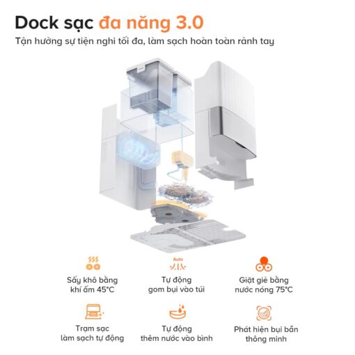 Robot hút bụi Roborock Q Revo Edge 5V1 - Hình ảnh 8