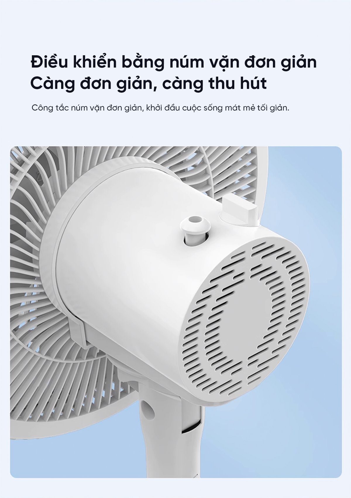 Quạt cây Xiaomi Viomi Động Cơ Không Chổi Than 18 Cánh