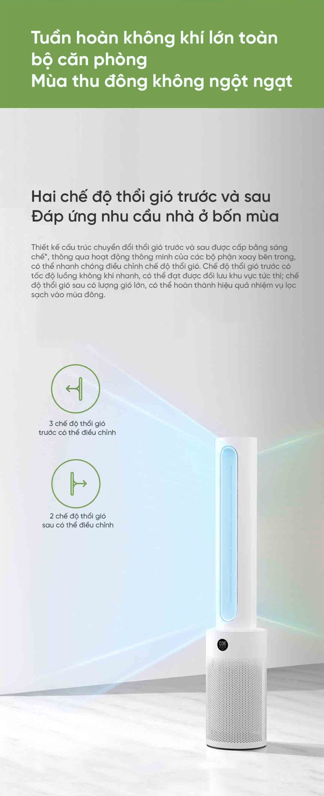 Quạt không cánh Xiaomi Mijia WYJHS01ZM
