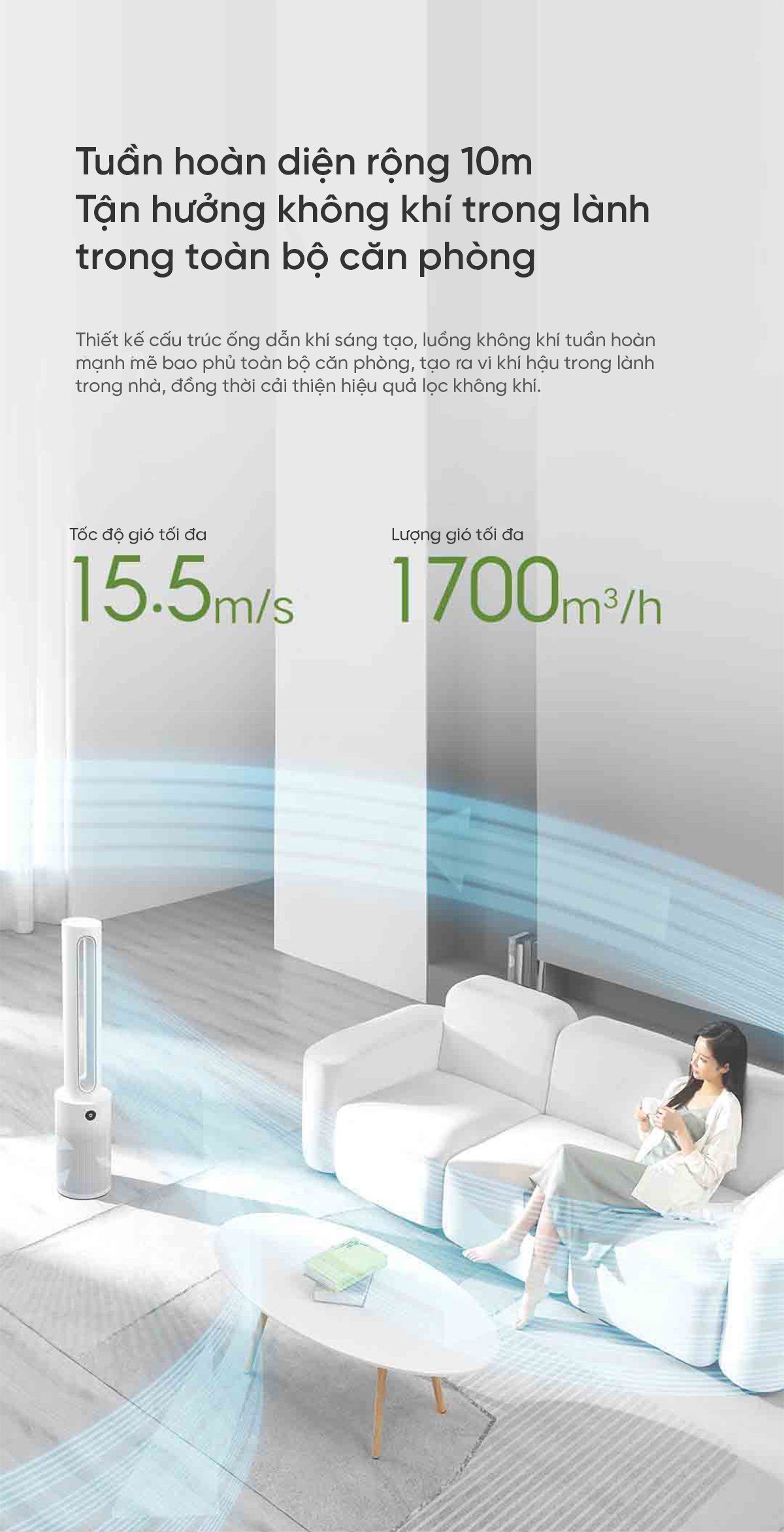 Quạt không cánh Xiaomi Mijia WYJHS01ZM