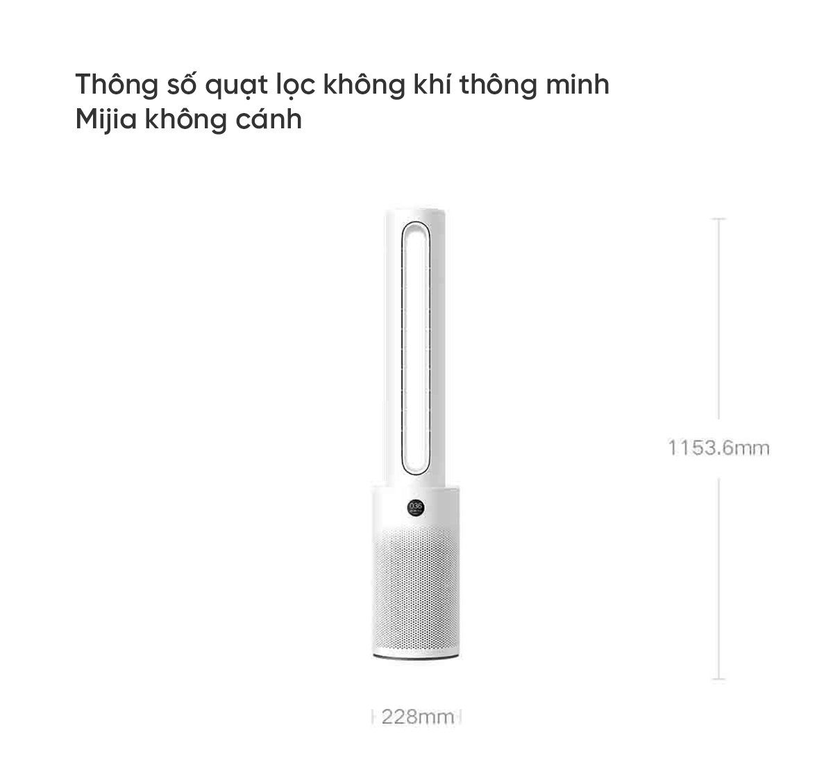 Quạt không cánh Xiaomi Mijia WYJHS01ZM
