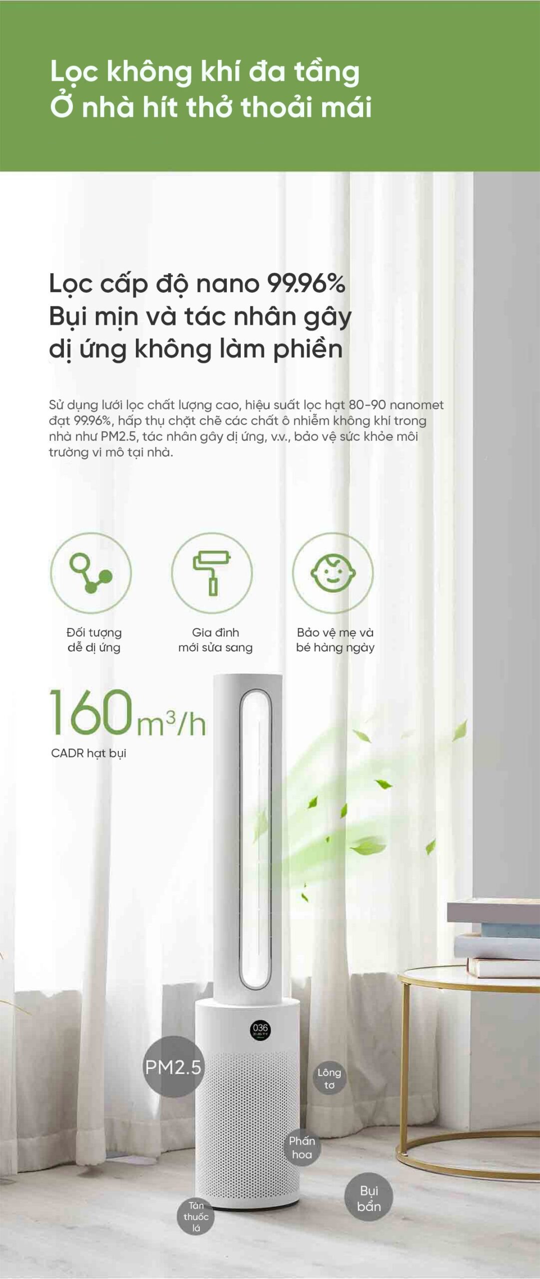 Quạt không cánh Xiaomi Mijia WYJHS01ZM