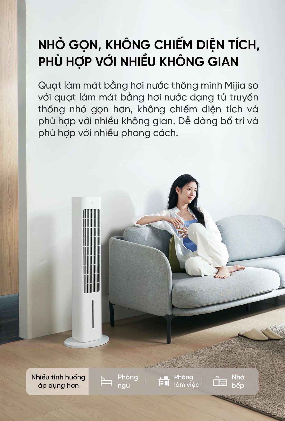 Quạt tháp điều hoà hơi nước Xiaomi ZFSLFS01DM
