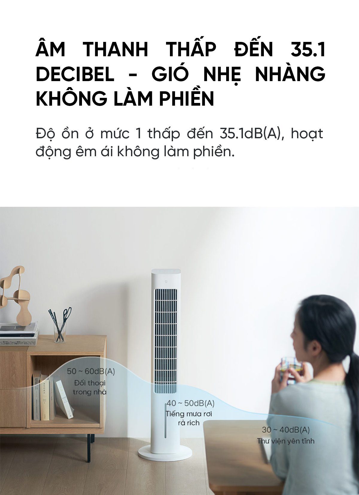 Quạt tháp điều hoà hơi nước Xiaomi ZFSLFS01DM