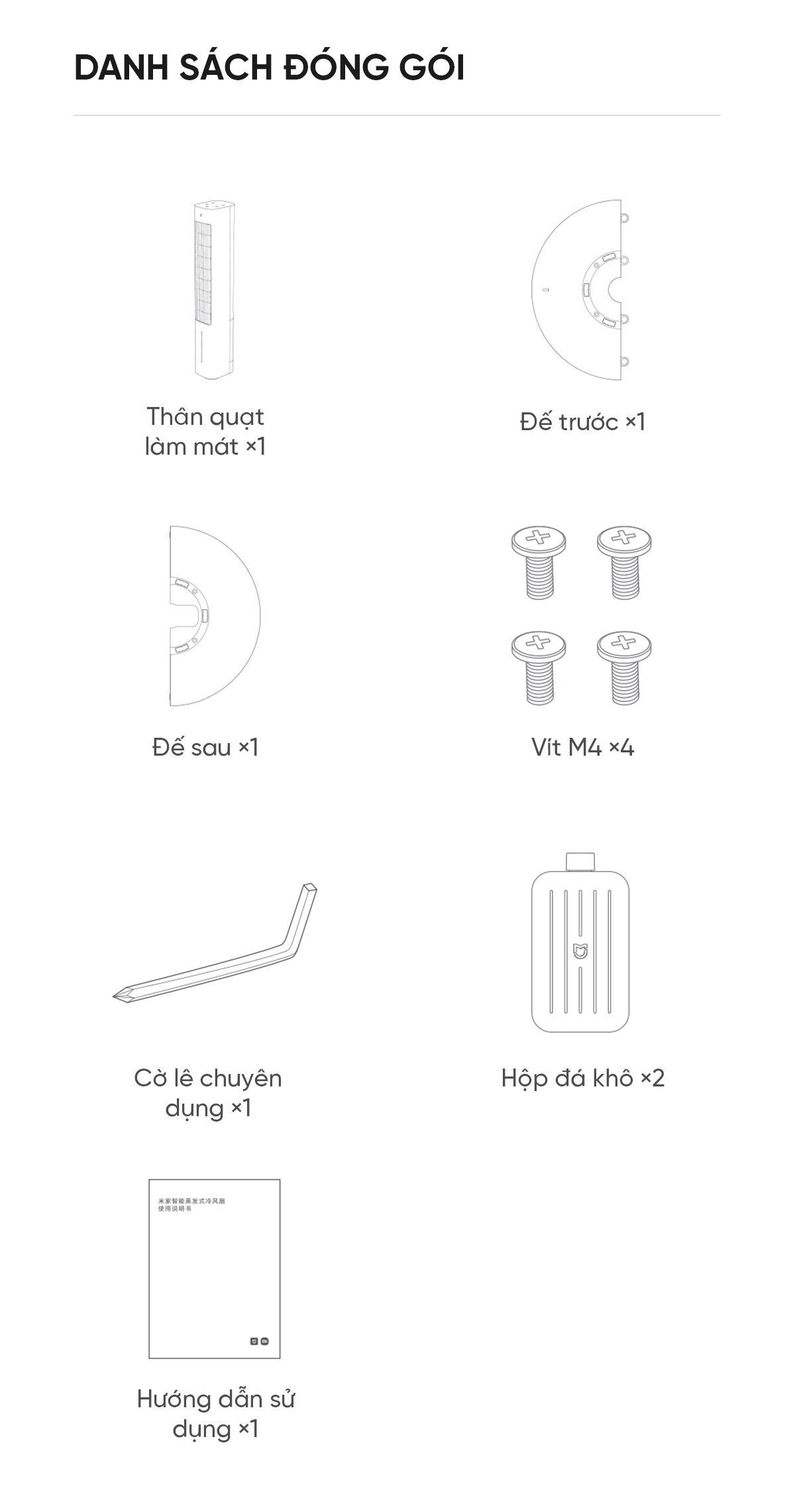 Quạt tháp điều hoà hơi nước Xiaomi ZFSLFS01DM