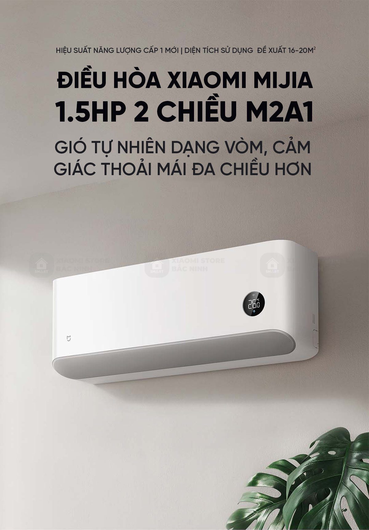 Điều hoà Thông Minh 2 chiều Xiaomi Mijia Inverter M2A1 KFR-35W/M2A1/12000 BTU