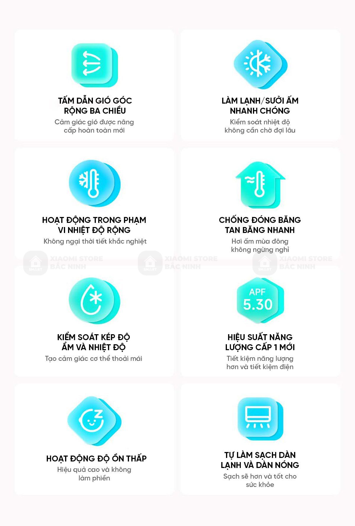Điều hoà Thông Minh 2 chiều Xiaomi Mijia Inverter M2A1 KFR-35W/M2A1/12000 BTU