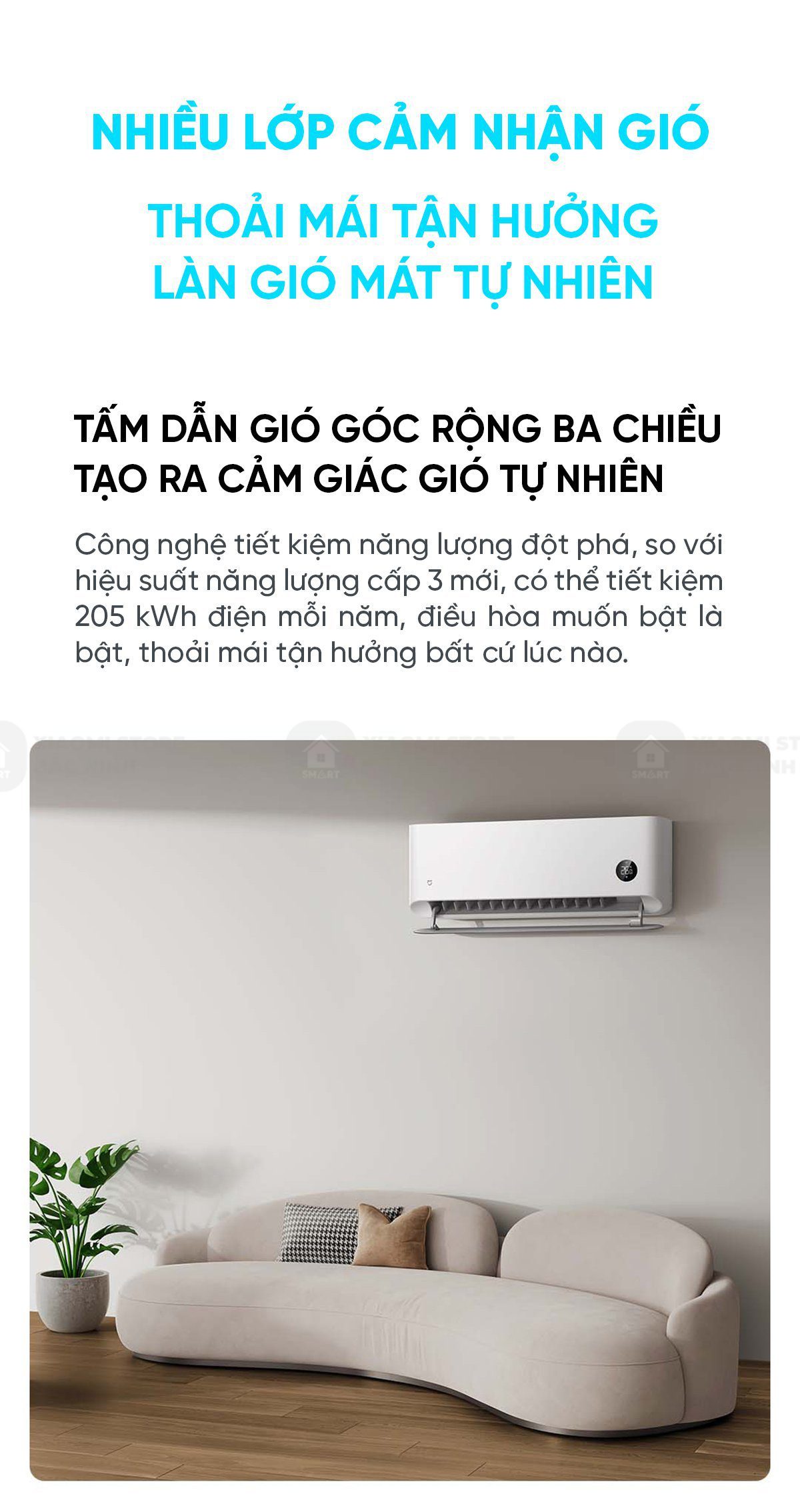 Điều hoà Thông Minh 2 chiều Xiaomi Mijia Inverter M2A1 KFR-35W/M2A1/12000 BTU