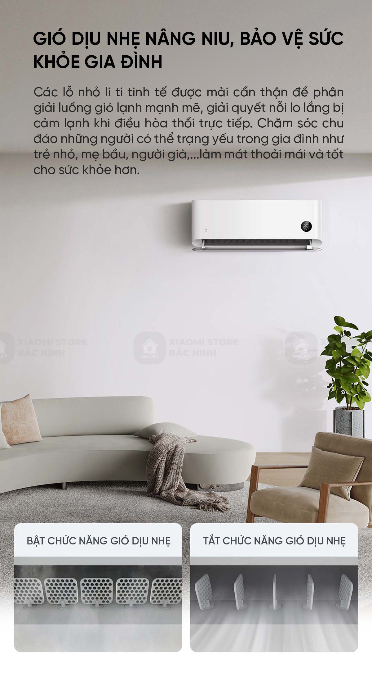 Điều hoà Thông Minh 2 chiều Xiaomi Mijia Inverter M2A1 KFR-35W/M2A1/12000 BTU