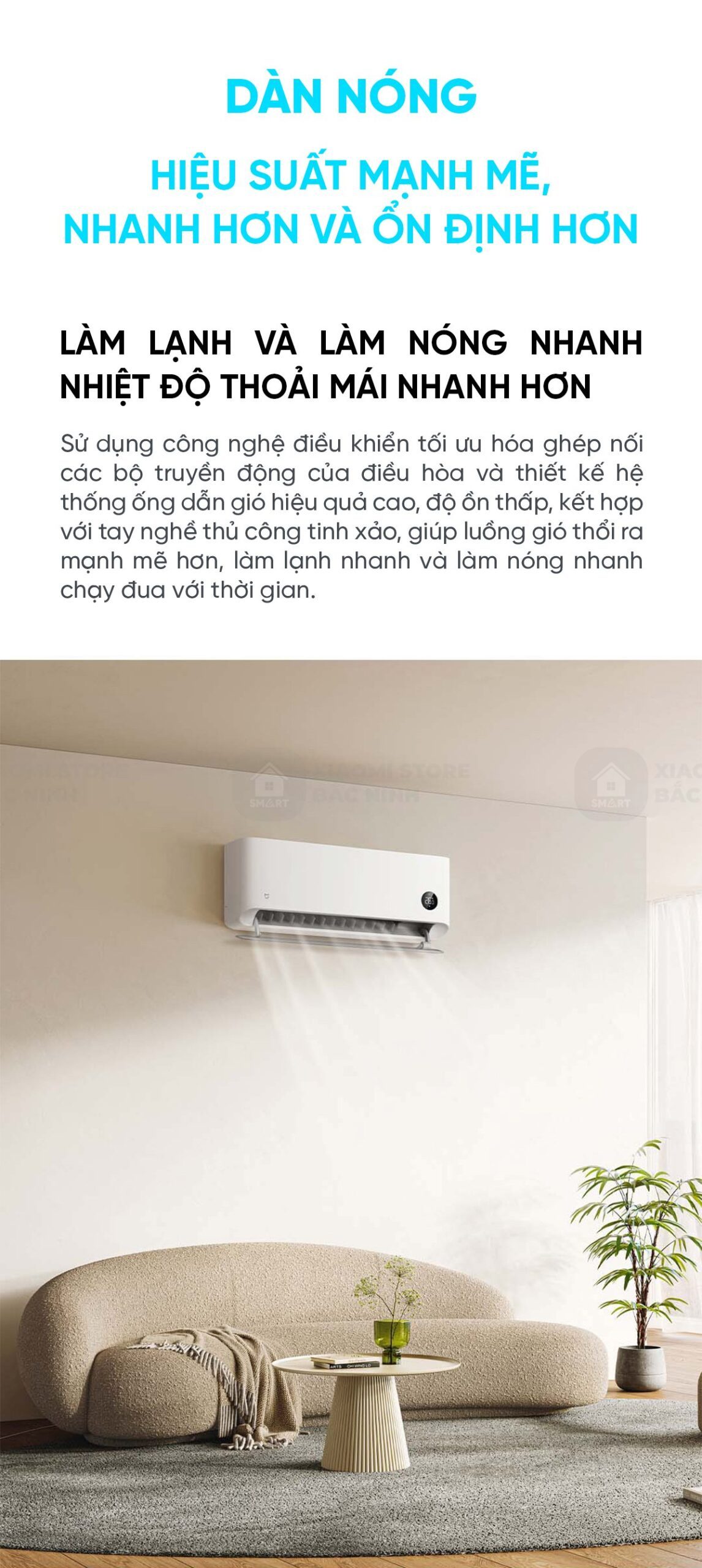 Điều hoà Thông Minh 2 chiều Xiaomi Mijia Inverter M2A1 KFR-35W/M2A1/12000 BTU