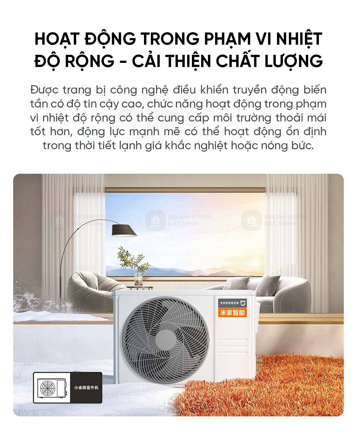 Điều hoà Thông Minh 2 chiều Xiaomi Mijia Inverter M2A1 KFR-35W/M2A1/12000 BTU