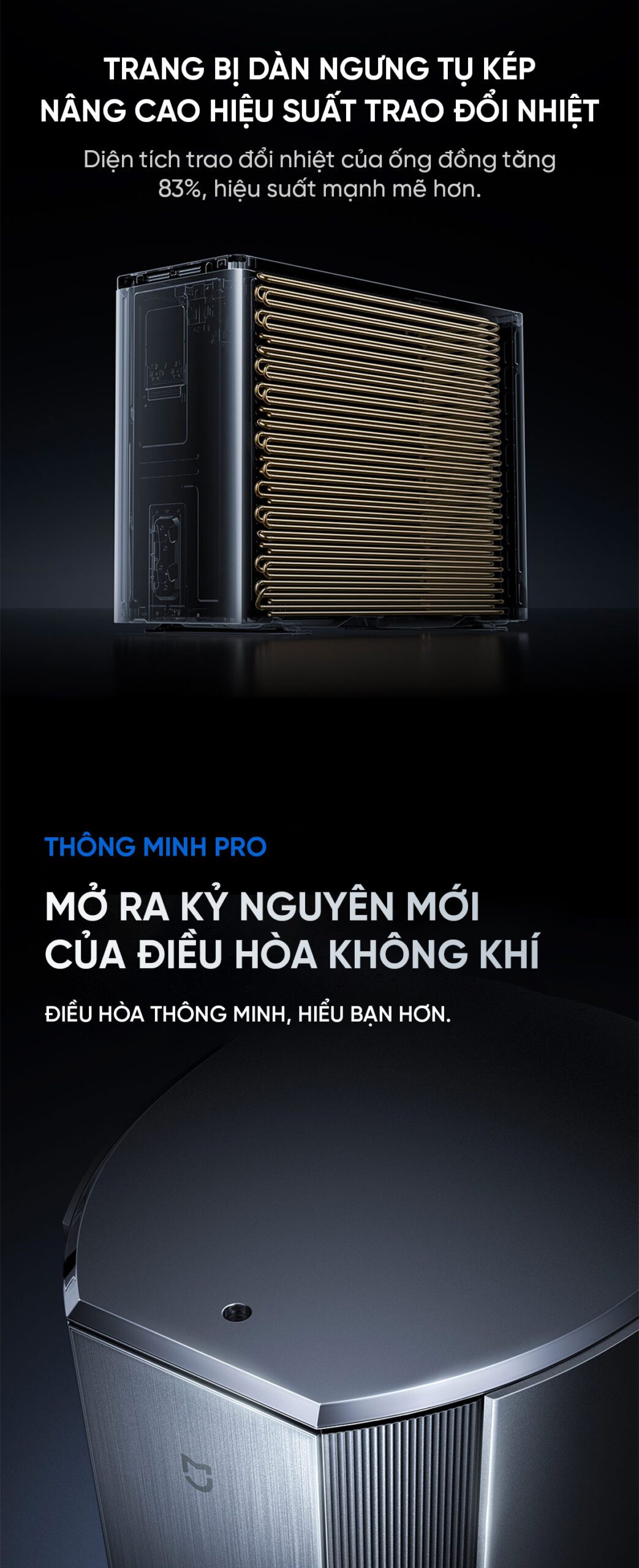 Điều Hòa Cây Xiaomi Mijia Pro KFR-72LW - NA11/F1A1 3HP 27000BTU - Lấy Khí Tươi