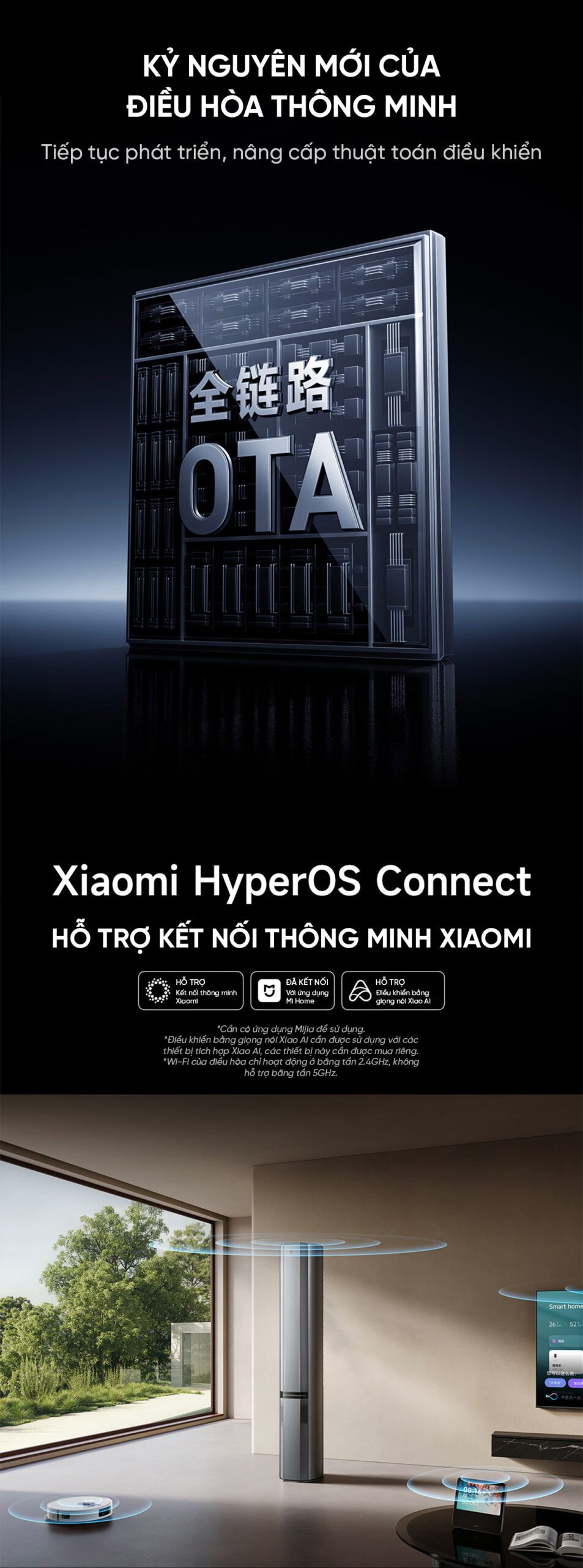 Điều Hòa Cây Xiaomi Mijia Pro KFR-72LW - NA11/F1A1 3HP 27000BTU - Lấy Khí Tươi
