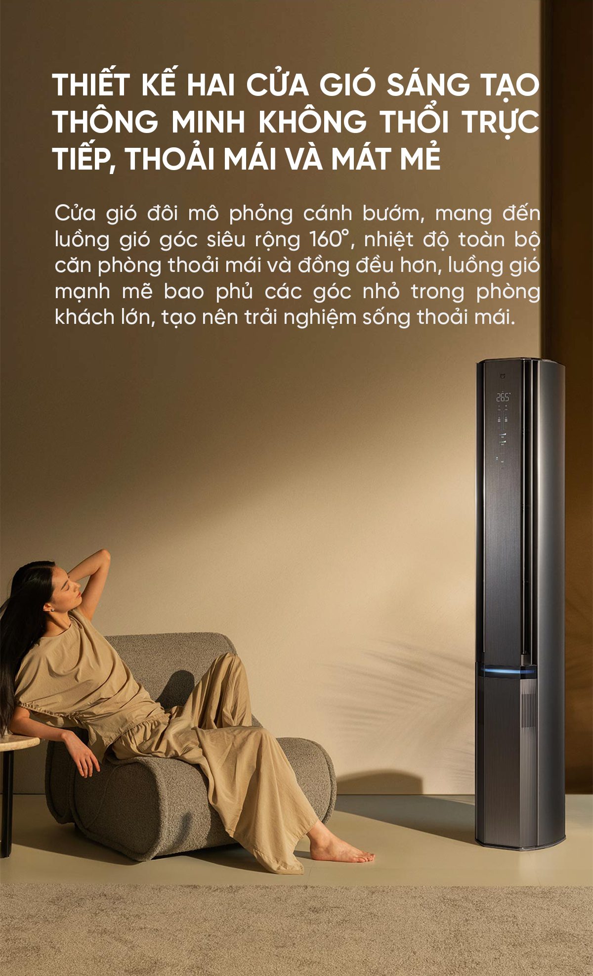 Điều Hòa Cây Xiaomi Mijia Pro KFR-72LW - NA11/F1A1 3HP 27000BTU - Lấy Khí Tươi