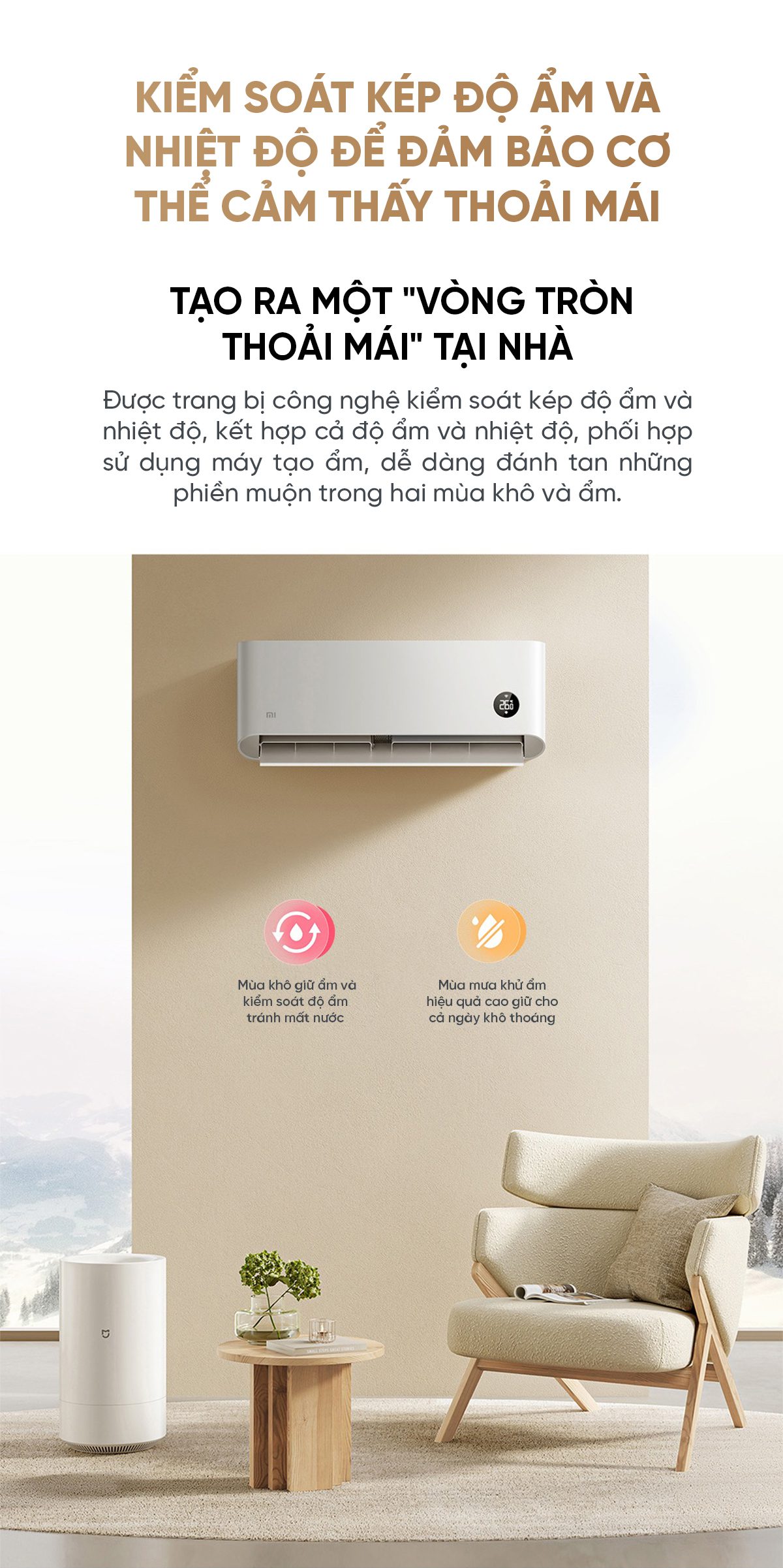 Điều hoà Thông Minh 2 chiều Xiaomi Mijia Inverter KFR-35GW – R1X1 1.5HP (12000 BTU)
