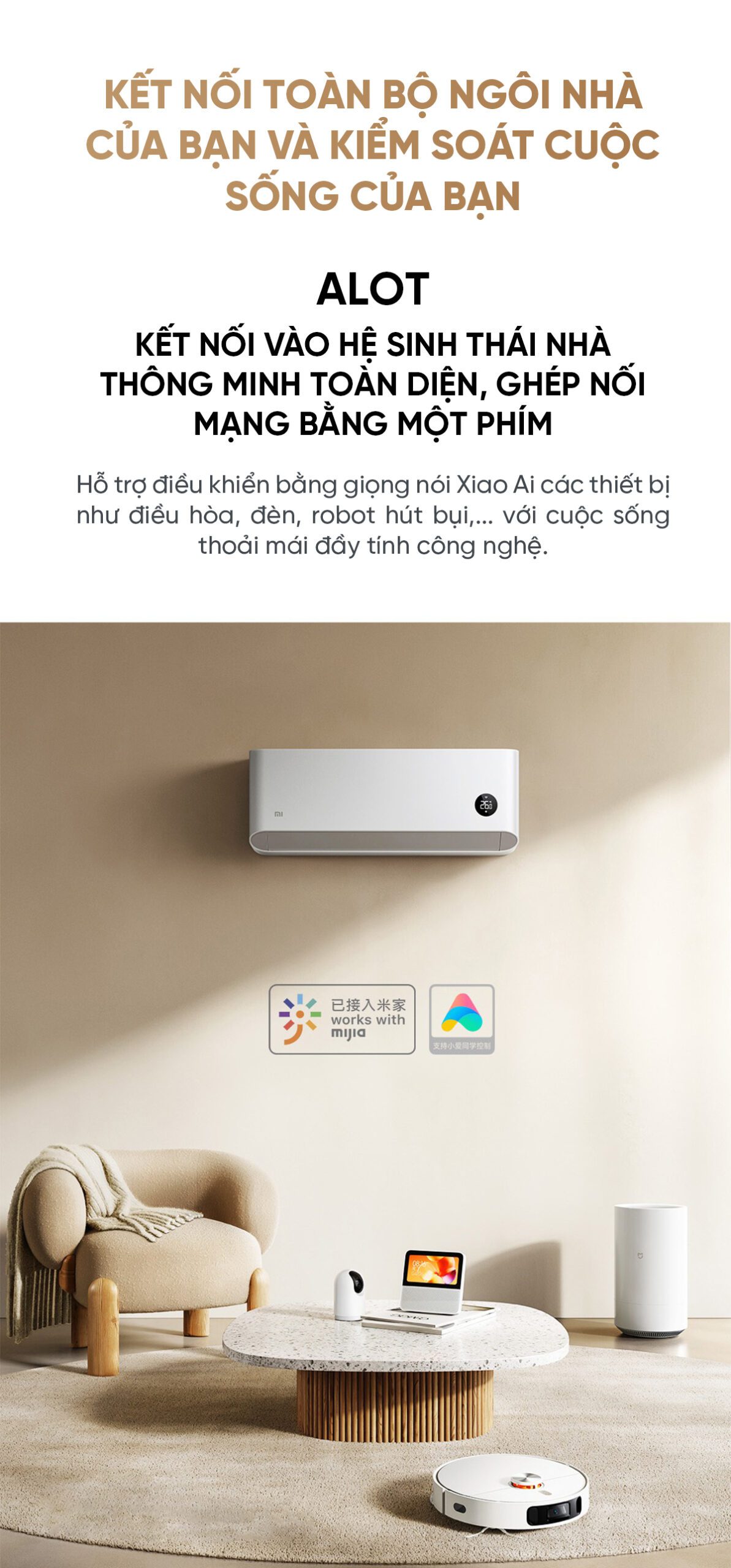 Điều hoà Thông Minh 2 chiều Xiaomi Mijia Inverter KFR-35GW – R1X1 1.5HP (12000 BTU)