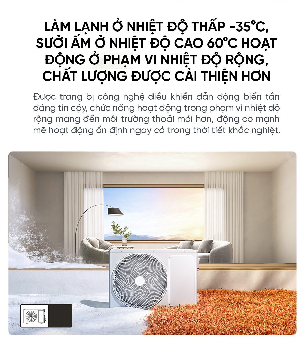 Điều hoà Thông Minh 2 chiều Xiaomi Mijia Inverter KFR-35GW – R1X1 1.5HP (12000 BTU)