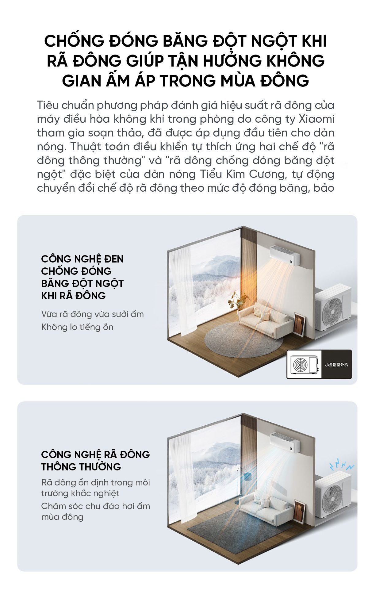 Điều hoà Thông Minh 2 chiều Xiaomi Mijia Inverter KFR-35GW – R1X1 1.5HP (12000 BTU)