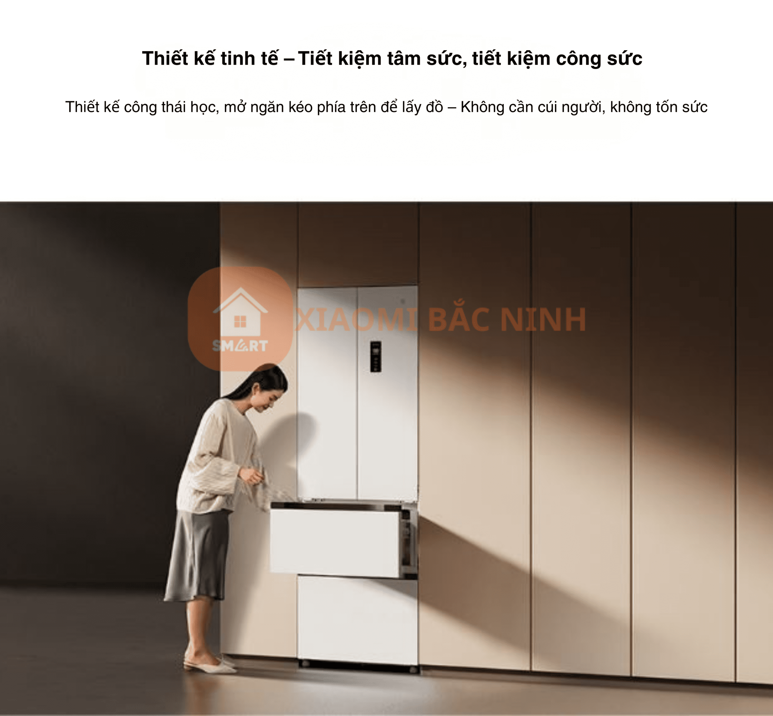 Tủ lạnh 4 cánh Xiaomi Mijia 400L BCD-400WFMBI – Thiết kế kiểu Pháp, kháng khuẩn 99.99%