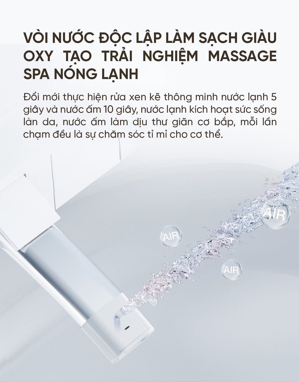 Bồn cầu thông minh Little Whale Wash M9 Khử trùng tia UV
