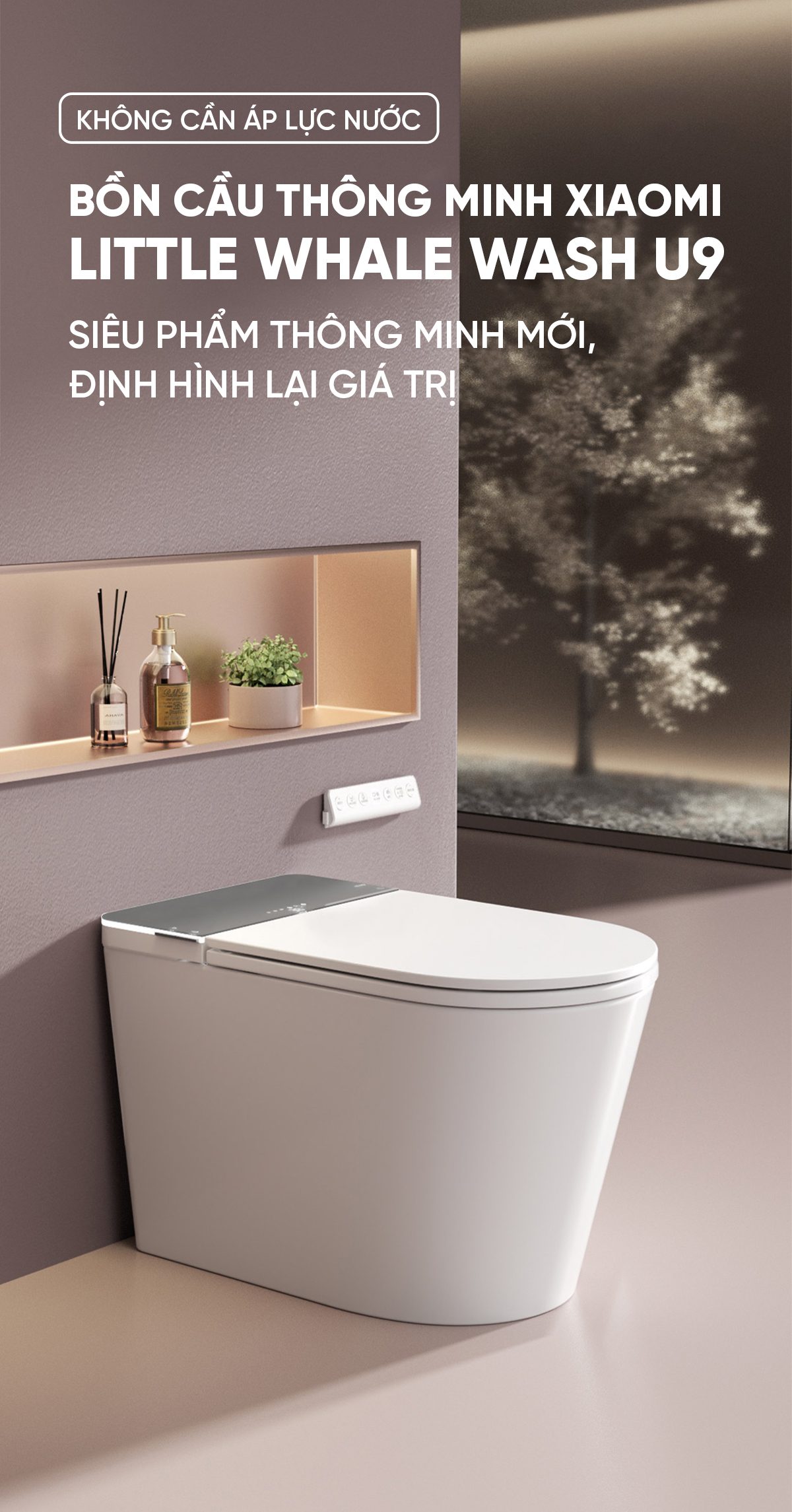 Bồn cầu thông minh Xiaomi Little Whale Wash U9